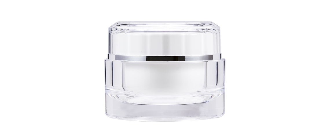 Jar Krim Bulat Akrilik 50ml - D-50-C Refleksi Kristal Jar Krim Bulat Akrilik 50ml - D-50-C Refleksi Kristal